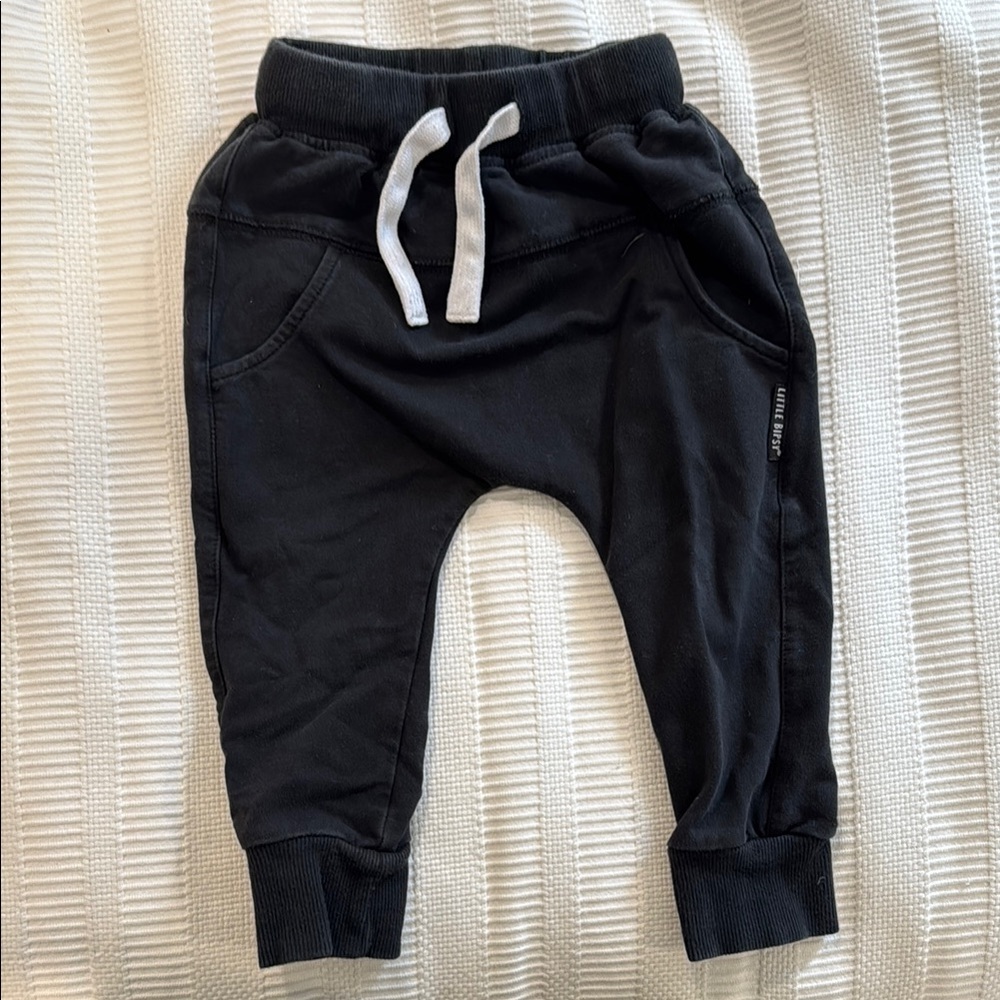 Black Kids Jogger Pants